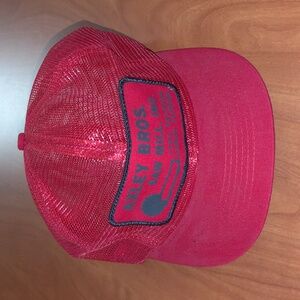Vtg Axley Bros. Saw Mill, Inc. Trucker All-Mesh Snapback Hat Cap Made in USA